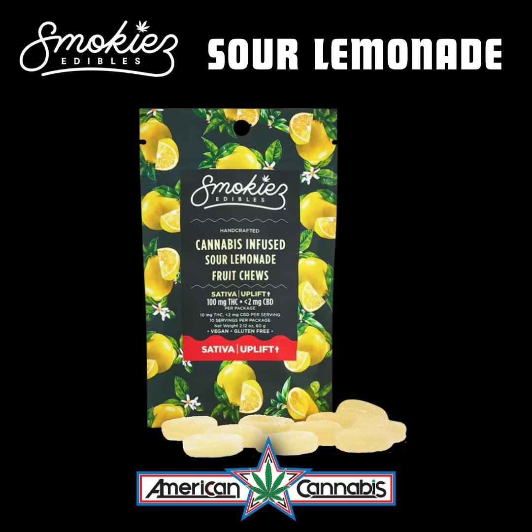 Sour Lemonade Gummies | 100mg | 10ct | 10mg/ea