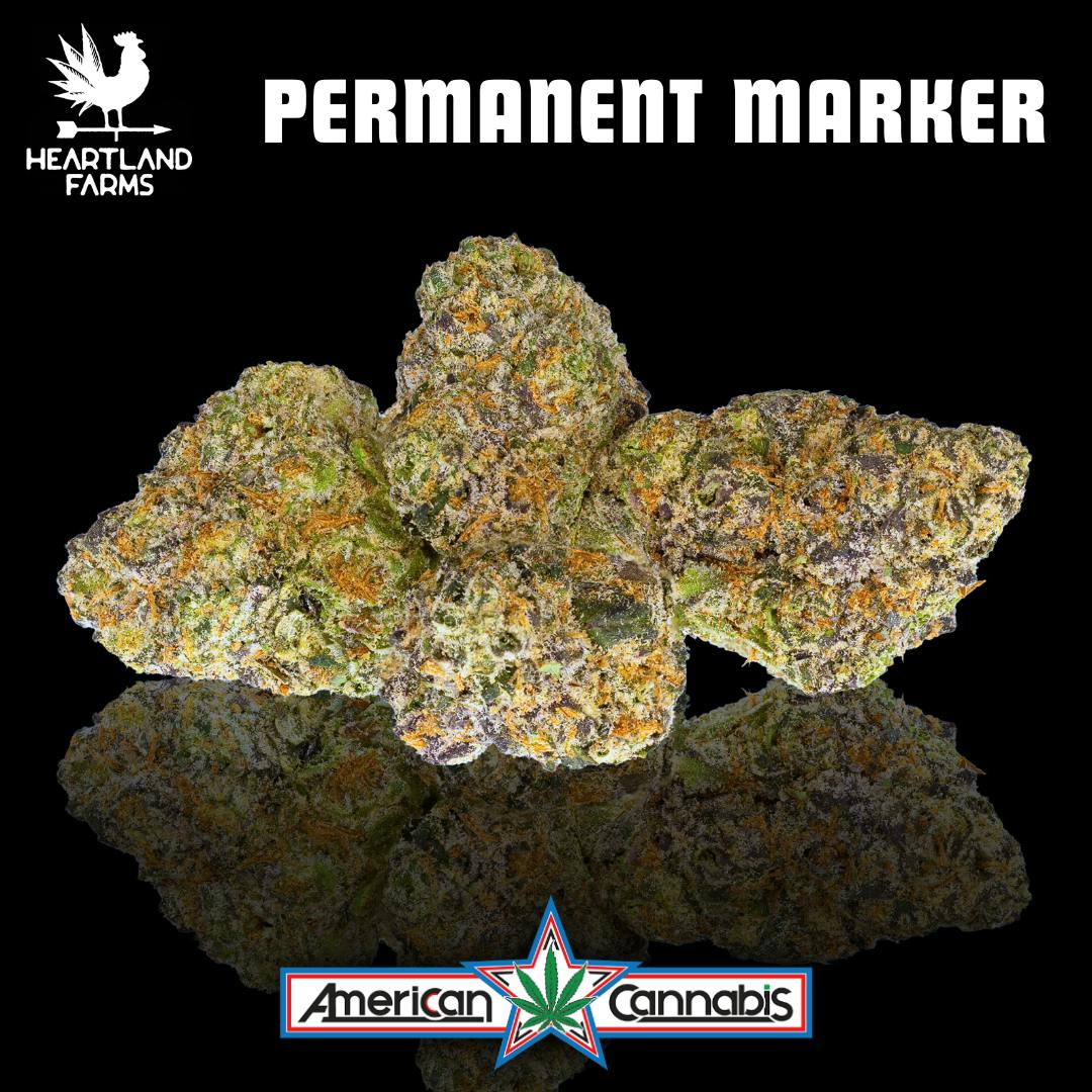 [Flower] Heartland Farms Permanent Marker 3.5g [Indica]