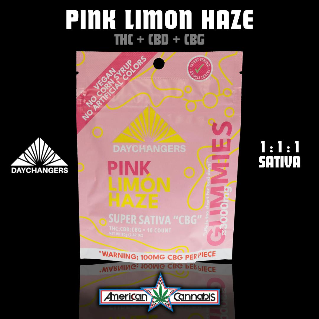[Edible] Day Changers Pink Limon Haze 3000mg [Sativa]