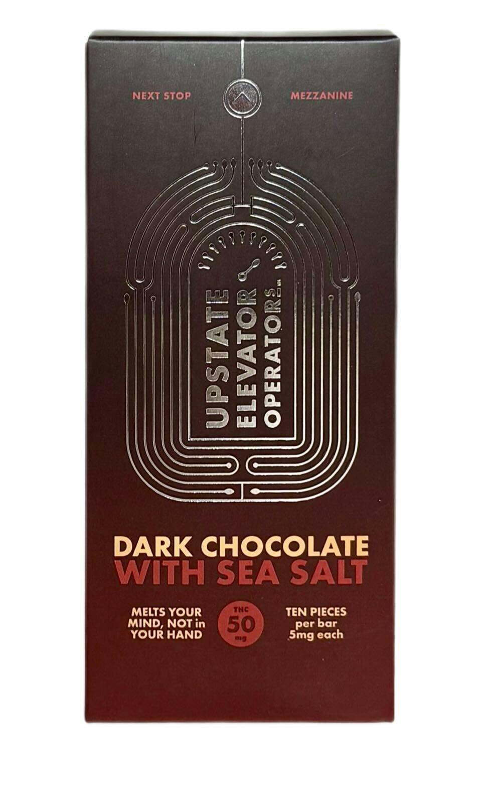 Dark Chocolate Sea Salt 50mg at Sunkissed Farm Dispensary