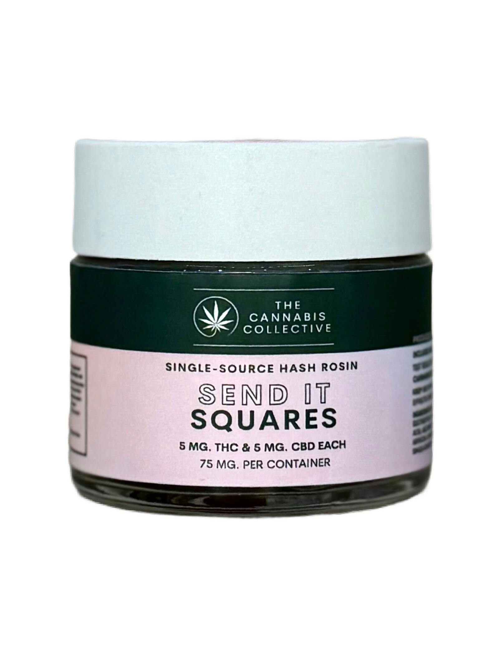 Send it Squares Hash Rosin 5mg