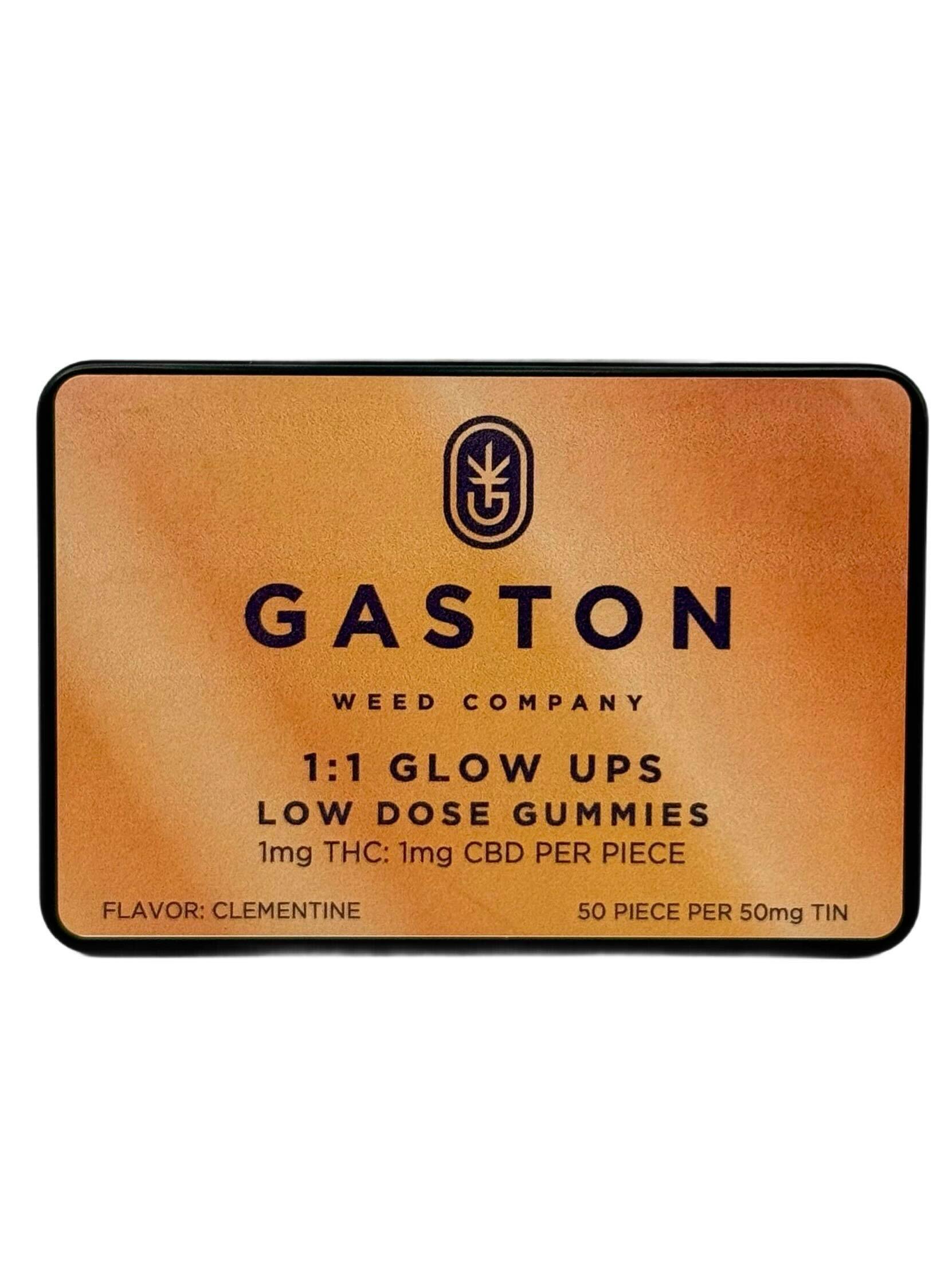 Glow Ups - 1:1 THC:CBD Clementine Microdose Gummy at Sunkissed Farm Dispensary