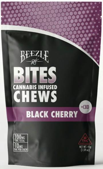 Black Cherry Beezle Bites (4:1 CBD/THC) (10mg/100mg) (Beezle)