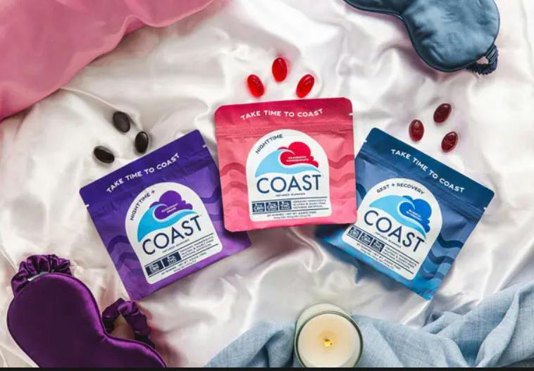 Blissful Blueberry Infused Gummies 5:5:5 THC:CBN:CBC (5mg/100mg) (Coast)