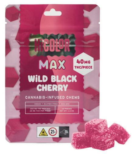 Wild Black Cherry Gummies (40mg/400mg) (HiColor) (Medical Only)