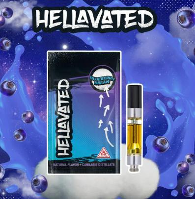 Blueberry Dream Vape Cartridge (1g) (Hellavated)