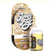 Super Fog Fire Red Card Liquid Diamonds Jefe Disposable (2g)(MFused)
