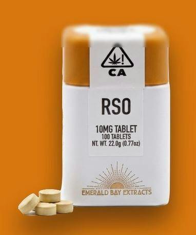 Emerald Bay Extracts Tablets 10mg Sativa Rolls Choice 1000mg