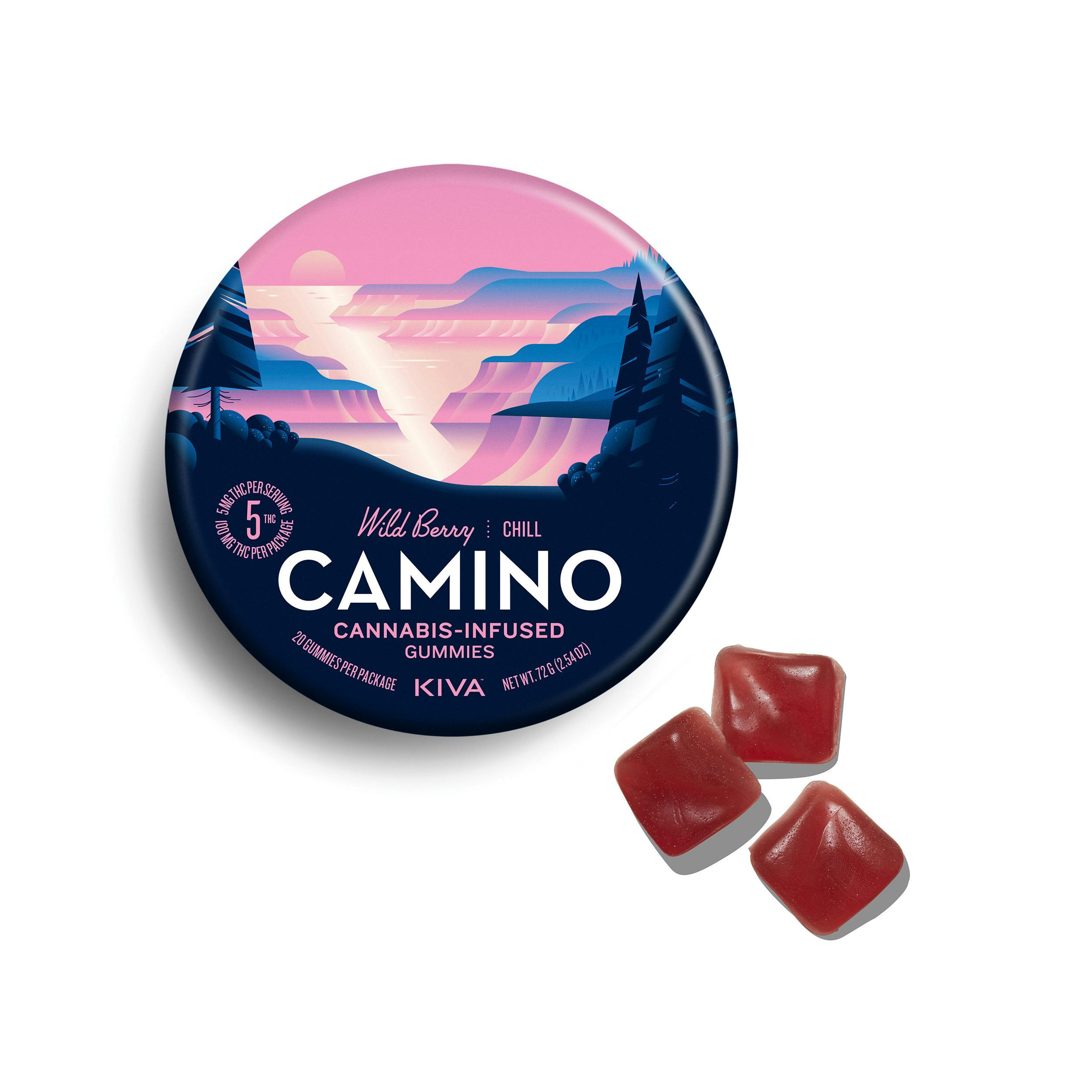 Camino Wild Berry Gummies 100mg (20-Pack | 5mg Each)
