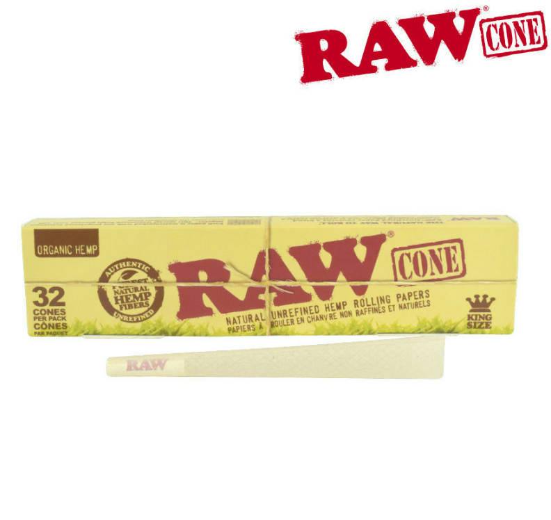 RAW Hemp King Size Pre-Rolled Cones - 32-pack