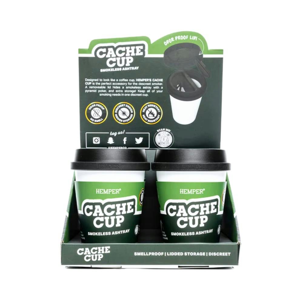 Hemper Cache Cup Smokeless Ashtray (White)