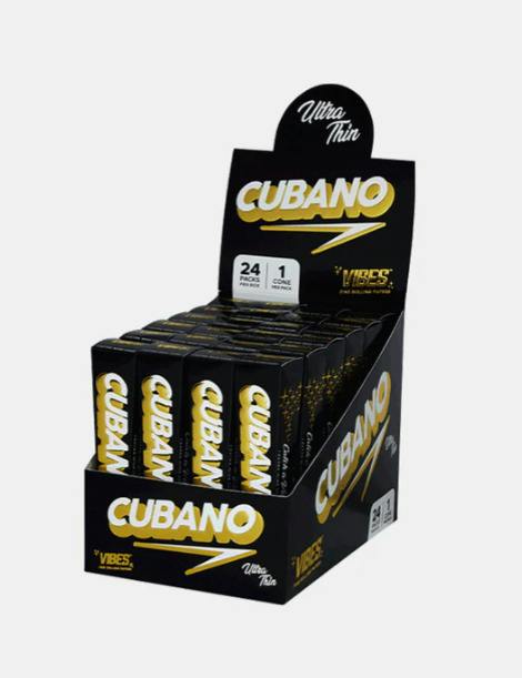 Cubano Ultra Thin (Black) - Cones - 1pk at Cookies Chicago Dispensary