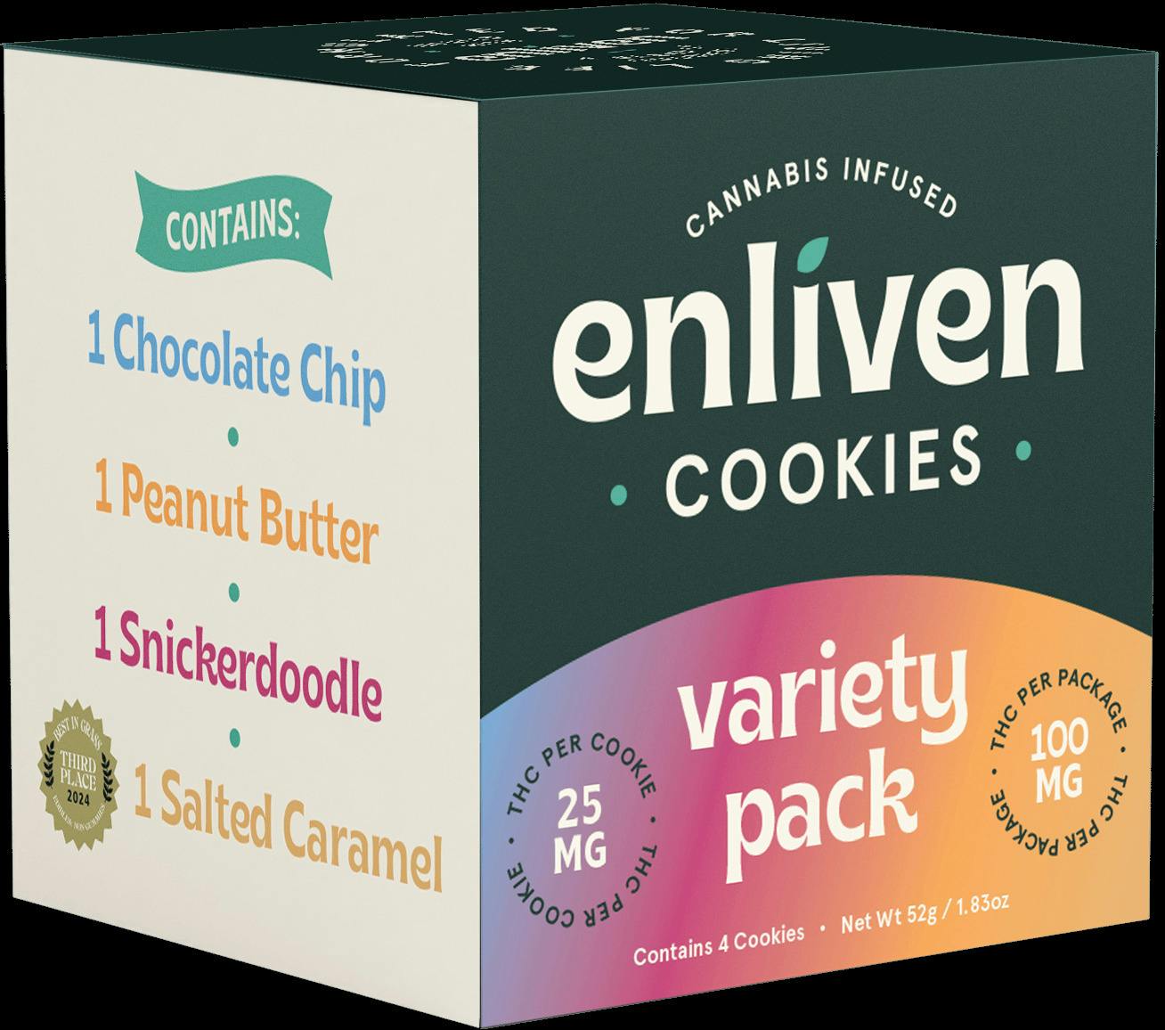 Cookie Variety Pack - 100mg - 4pk