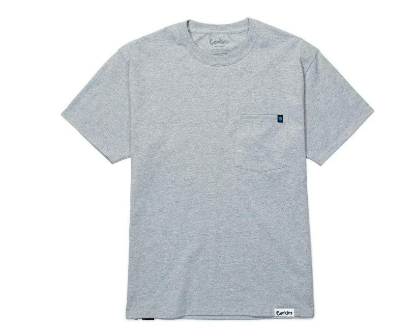 Cookies - C-Bite Logo - Pocket Tee - Heather Grey - M