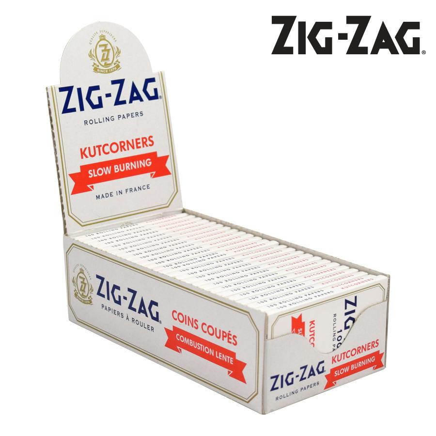 ZIG ZAG - White Kutcorners Rolling Papers 1/4