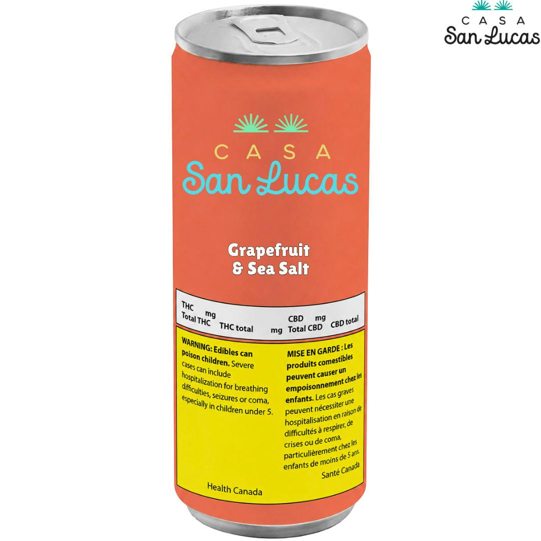 Casa San Lucas - Grapefruit and Sea salt cocktail - Hybrid - 355ml