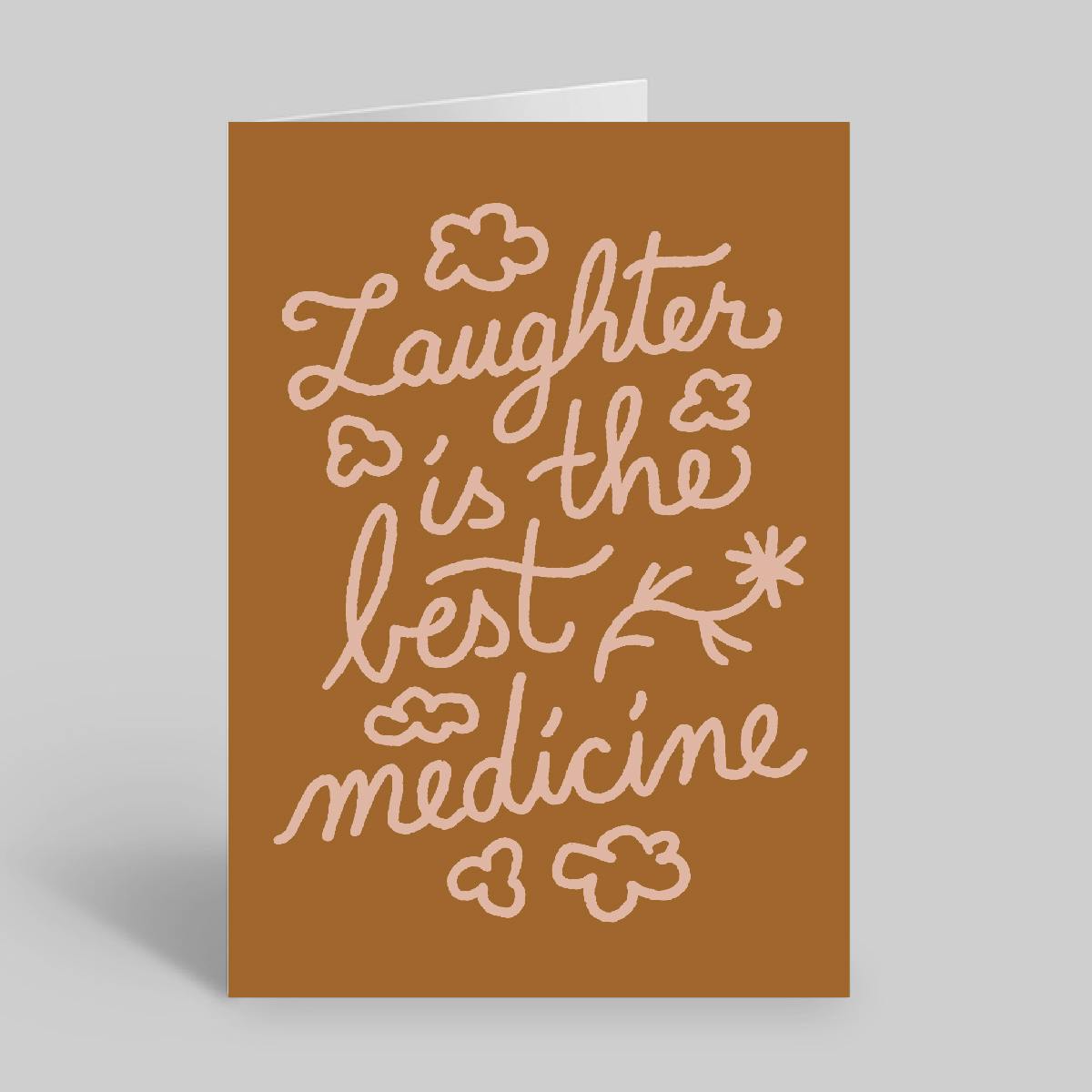 Miss Jones Greeting Card - Laughter Is The Best Medicine