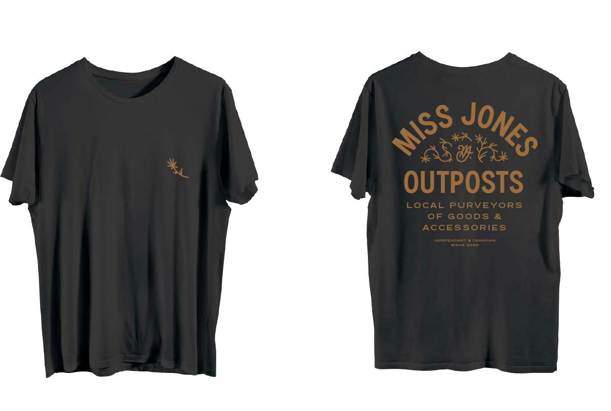 T-Shirt - Outpost - Black - XSmall