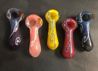 Glass- Swirly Pipe