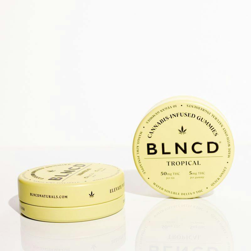 BLNCD - Gummies - 50mg THC - Tropical - 10ct