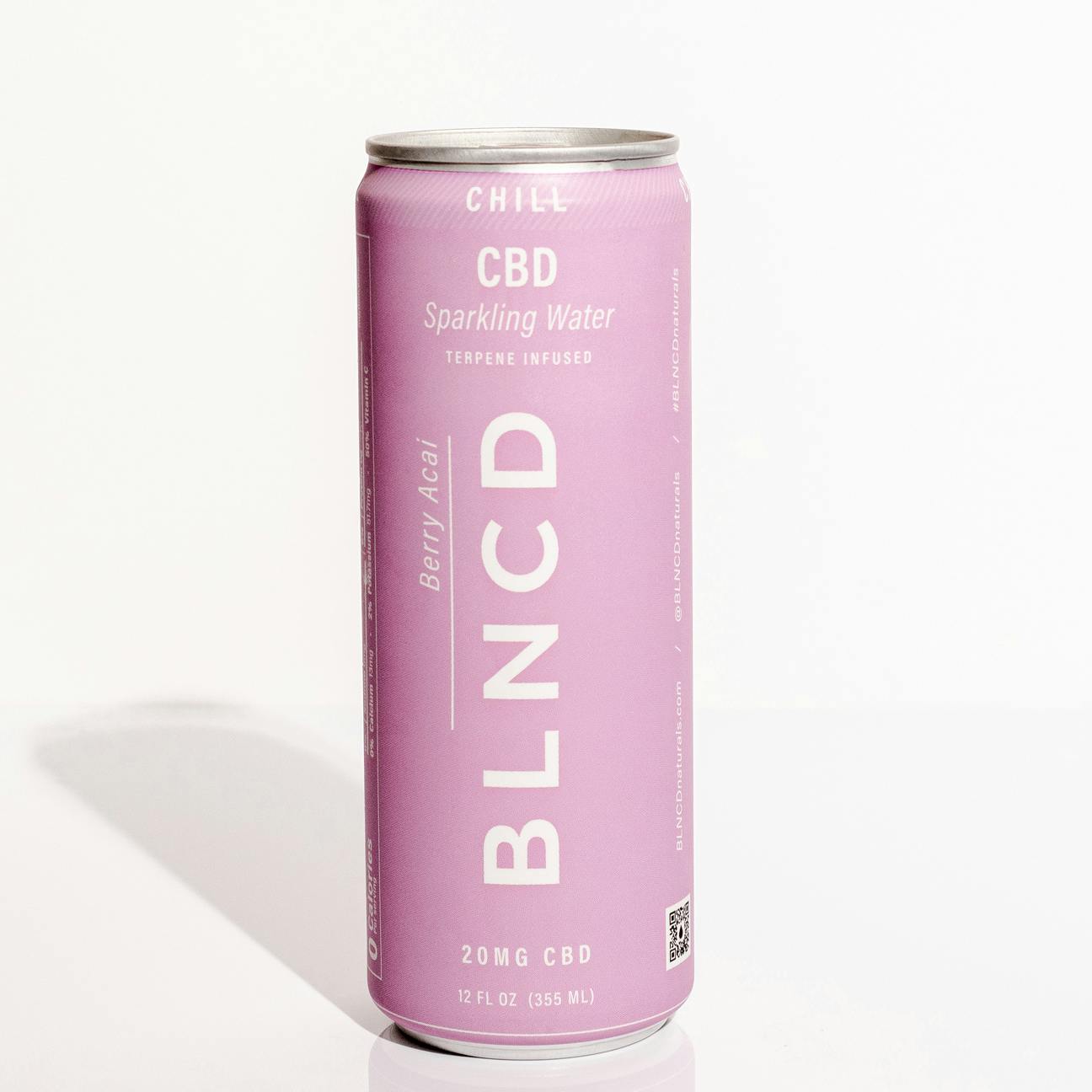 BLNCD - Sparkling Water - CHILL Berry Acai - 20mg CBD at Legacy Cannabis Dispensary