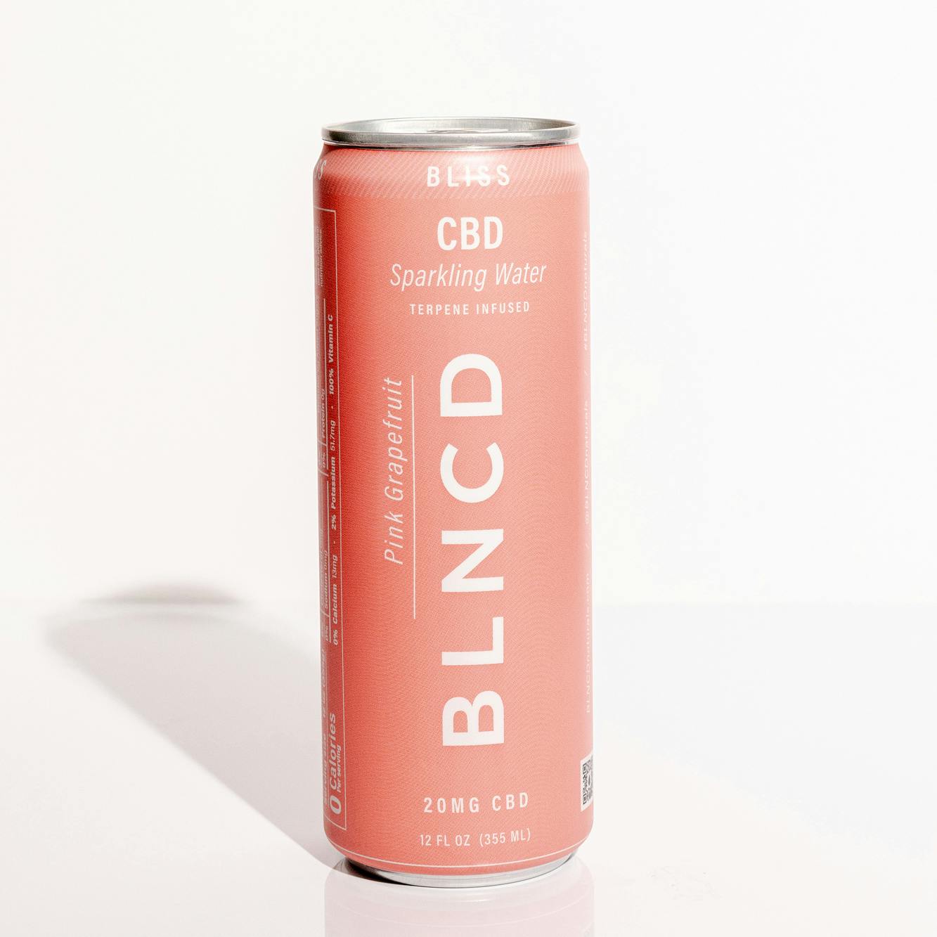 BLNCD - Sparkling Water - BLISS Pink Grapefruit - 20mg CBD at Legacy Cannabis Dispensary