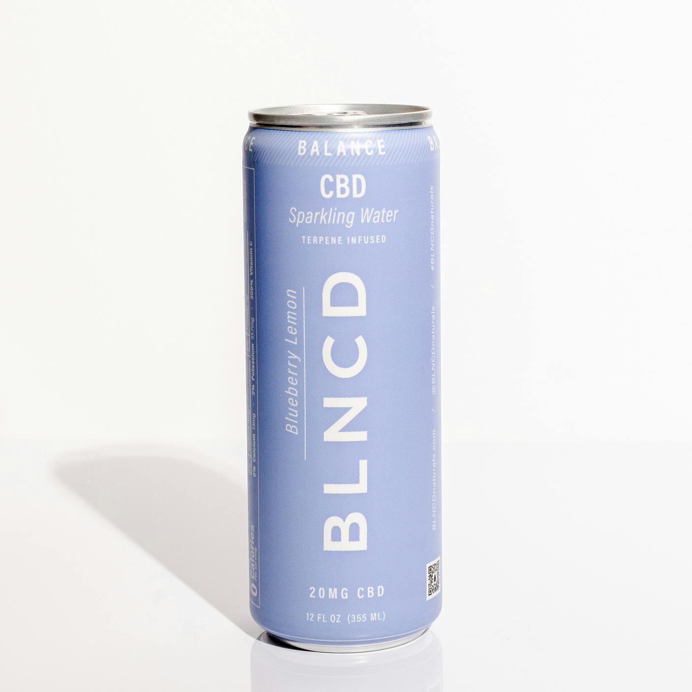 BLNCD - Sparkling Water - BALANCE Blueberry Lemon - 20mg CBD at Legacy Cannabis Dispensary
