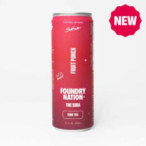 Foundry Nation - THC Soda - 10mg THC - Fruit Punch