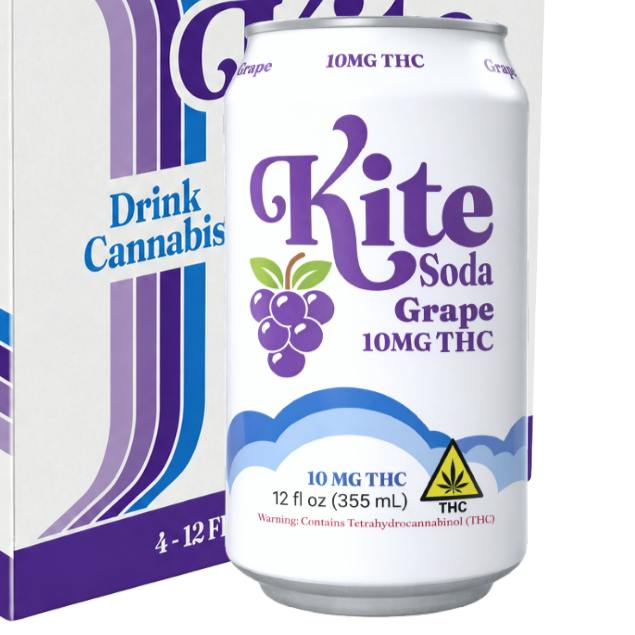 Kite Soda - 10mg THC - Grape