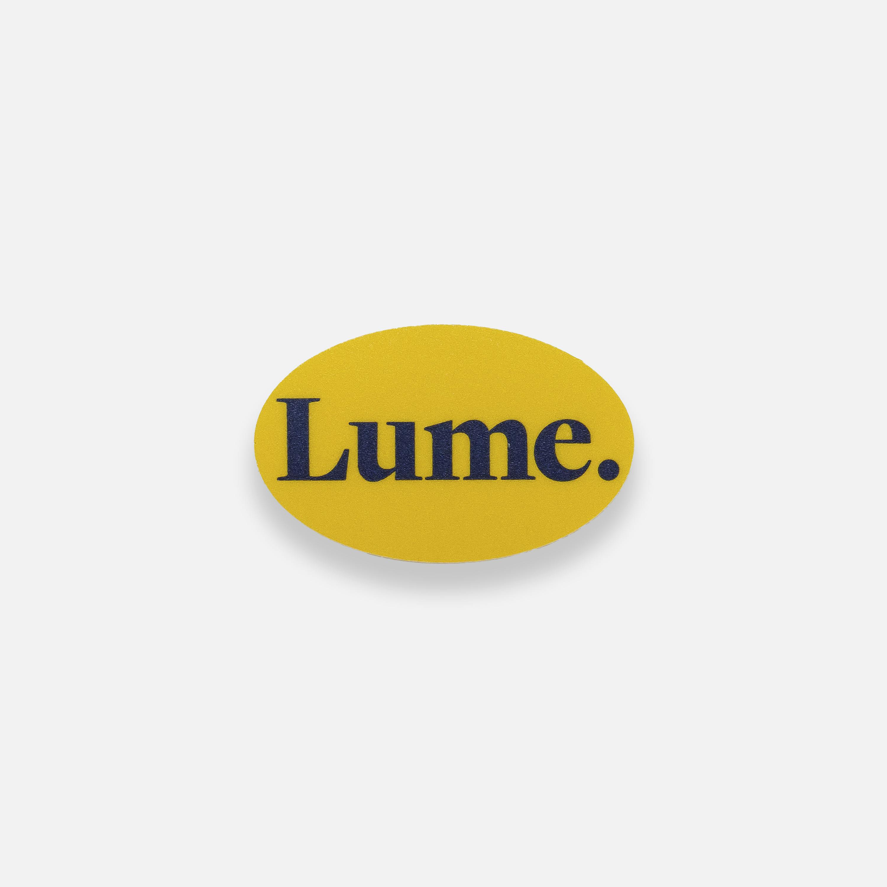 LUME STICKER - LUME OVAL