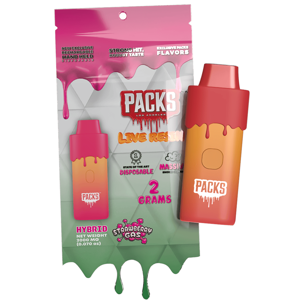 Packwoods Strawberry Gas Live Resin AIO 2 g