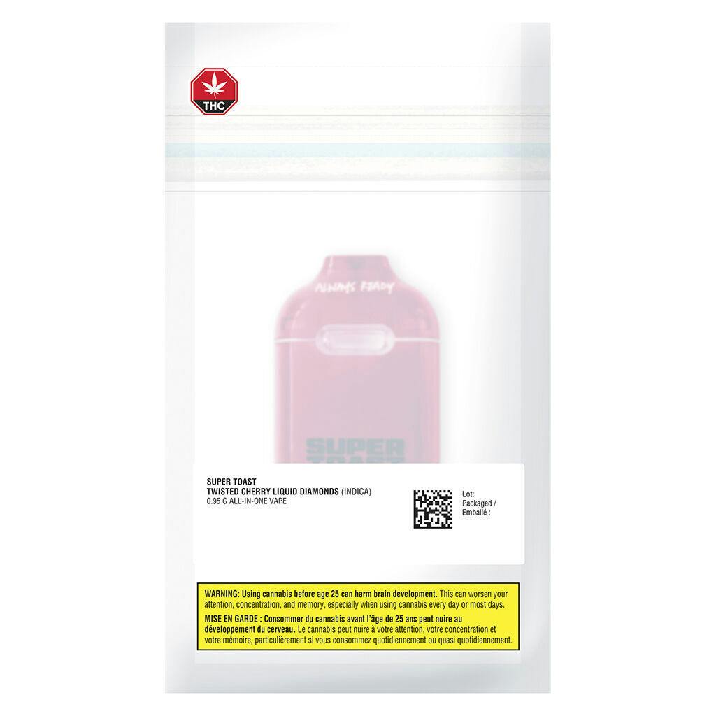 Twisted Cherry Liquid Diamonds All-in-One - 0.95g