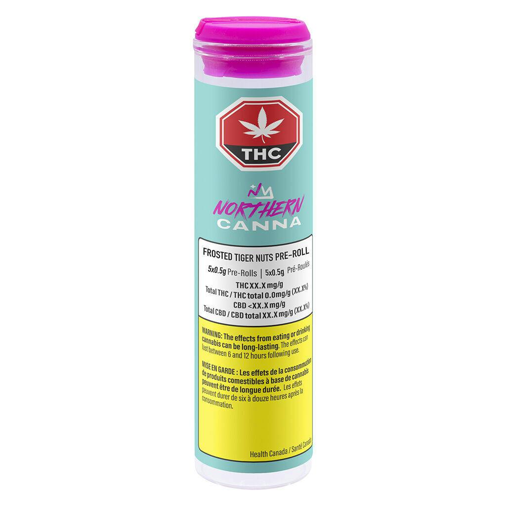 Frosted Tiger Nuts Pre-Rolls - 5x0.5g