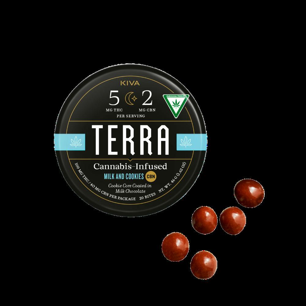 Terra - 100mg Bites - Milk & Cookies