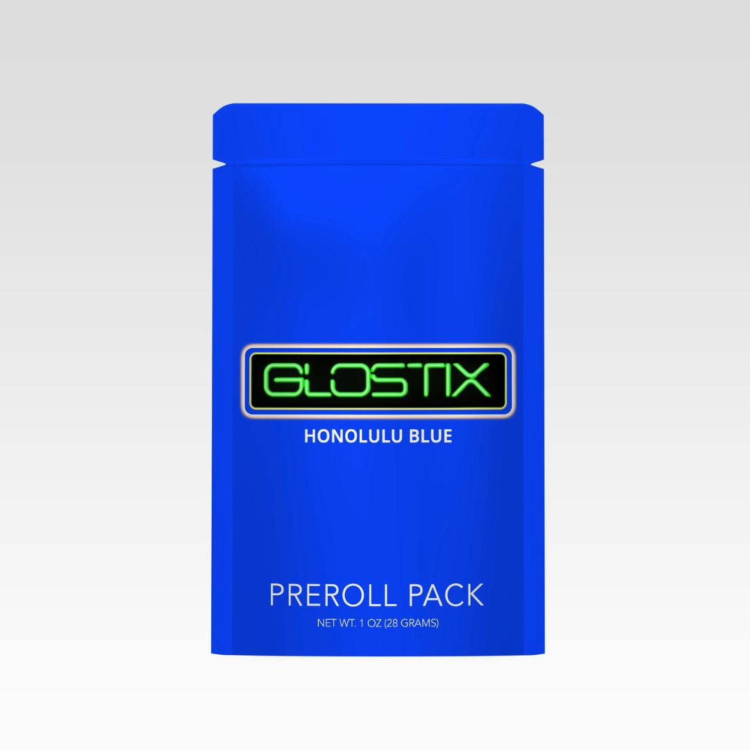 GloStix - 28pk Pre-Roll - Honolulu Blue