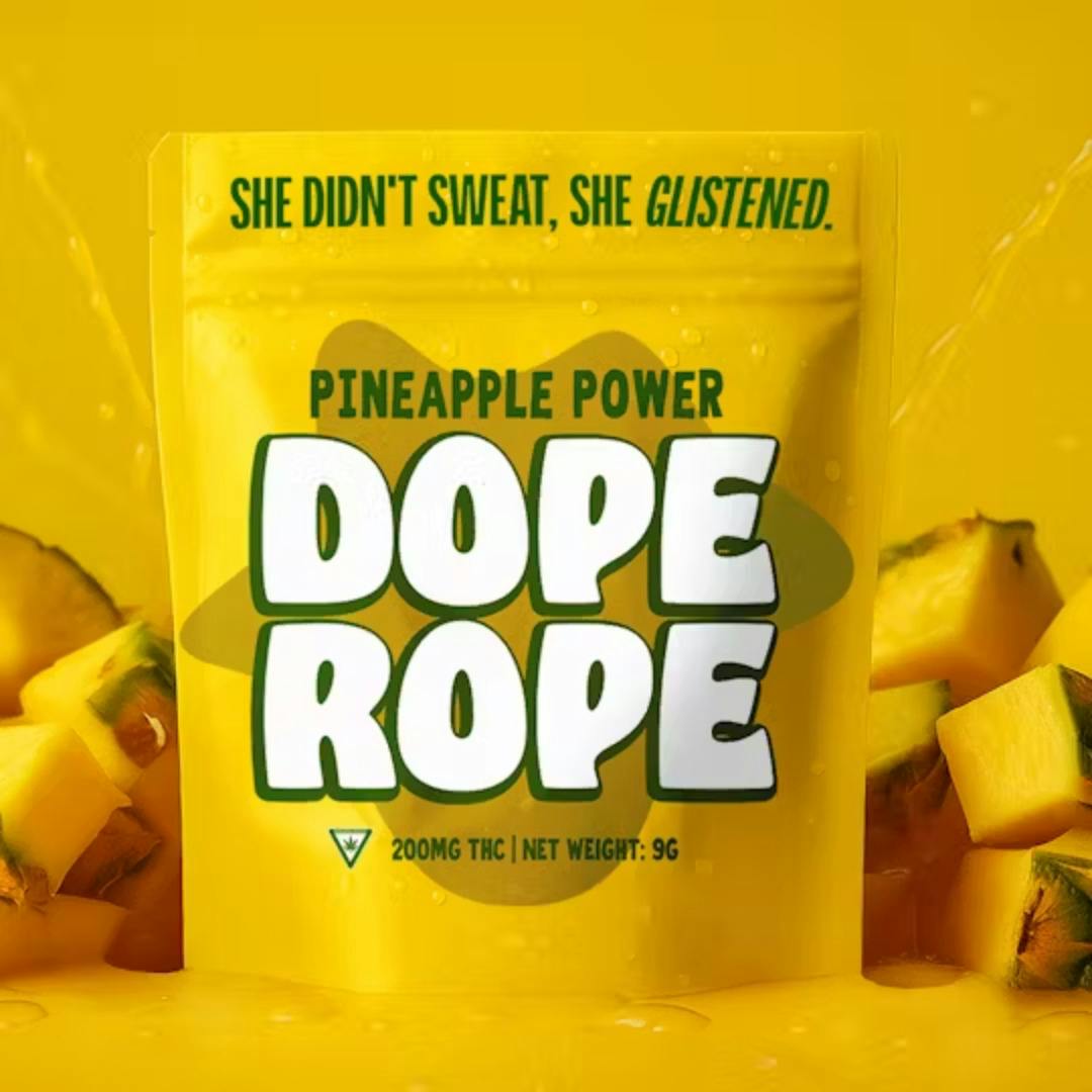 Dope Rope - 200mg Gummy Rope - Pineapple Power