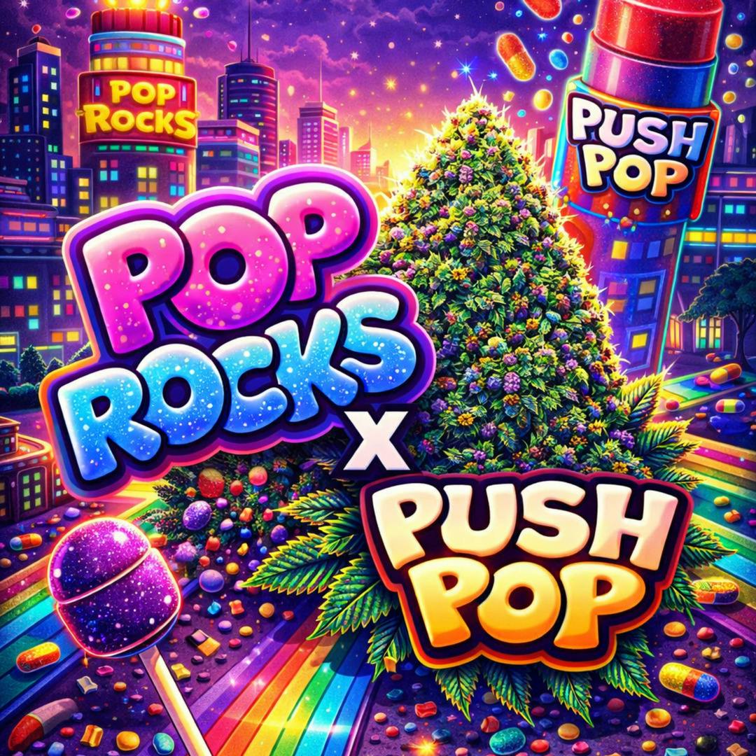 Green Stop - Deli - Pop Rocks X Push Pop