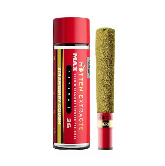 Mitten Extracts - 3g MAX Infused Pre-Roll - Strawberry Cough