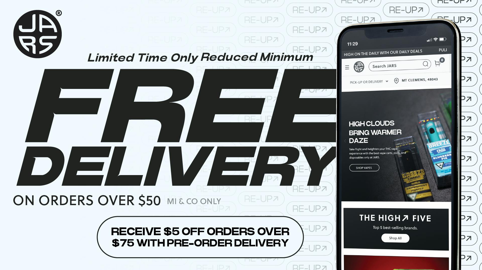 JARS Cannabis Delivery at JARS Cannabis Owosso Delivery Weedmaps