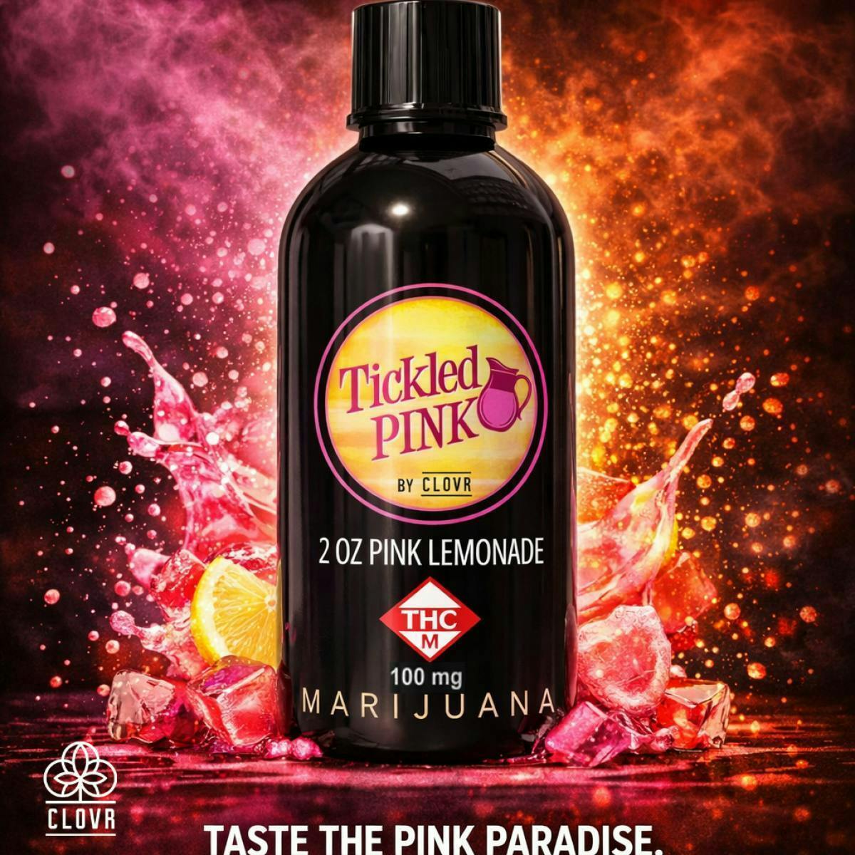 Clovr: Infused Beverage | Tickled Pink | Shot
