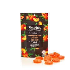 PEACH SOUR - CHEWS - 10PK (100MG)