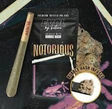 NOTORIOUS #1 - HASH INFUSED PRE ROLL - (1.5G)