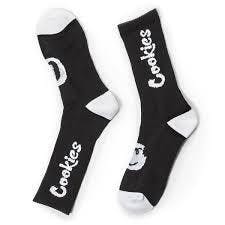 ORIGINAL COOKIES SOCKS BLACK W/ WHITE
