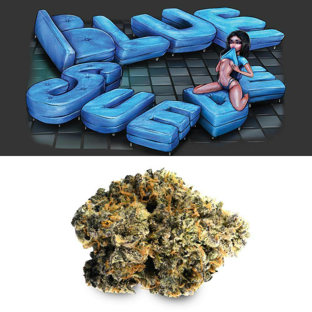 BLUE SUEDE - FLOWER - (14G)