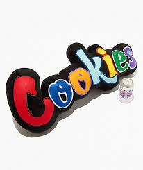COOKIES VELOUR PILLOW (31" X 12") - MULTI