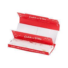 PAPERS 1.25" (50CT) - HEMP (RED) W/ TIPS