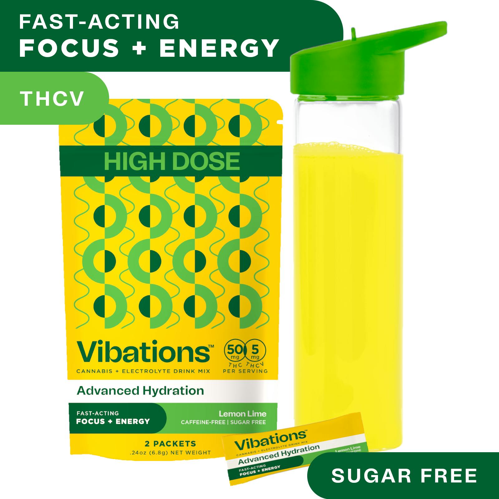 LEMON LIME -DRINK MIX - 2PK(100MG)