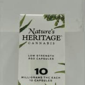 RSO CAPSULES - 10PK (100MG)