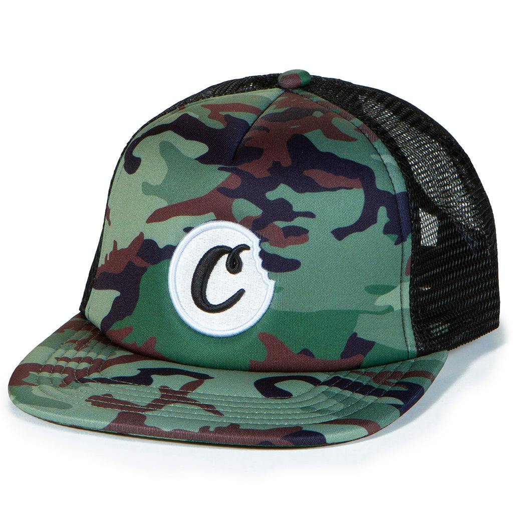 C-BITE TRUCKER HAT (CAMO/WHITE)