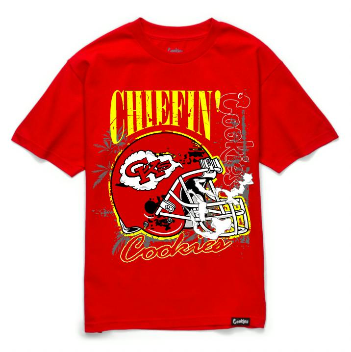 (M) - CHIEFIN KC TEE - (RED)